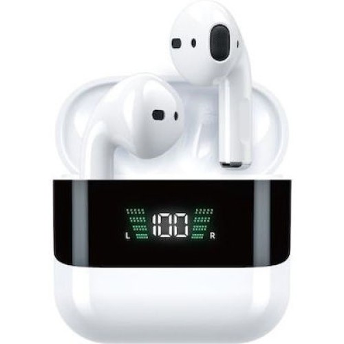 HANDS FREE BLUETOOTH WK TWS BT VA03 EARBUDS WHITE CHARGING CASE